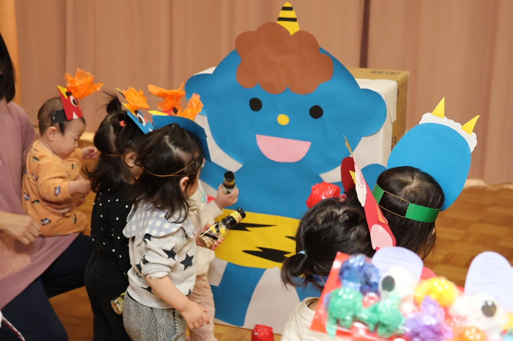 ２月２日に豆まき集会を行いました